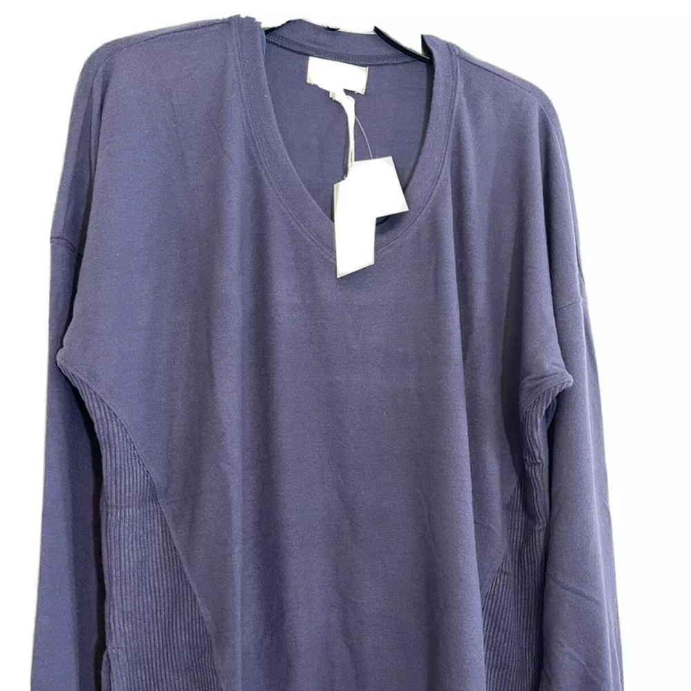 Melloday Nordstrom Women’s Rib Side Cozy Sweater Top Size M